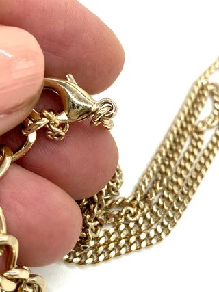 Collar Chanel Dorado con Doble C