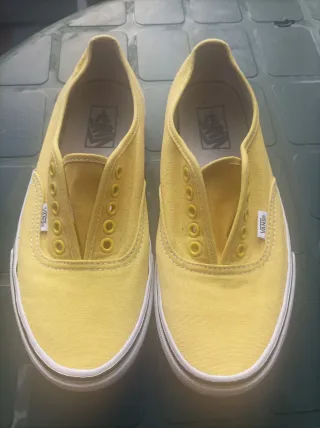 Zapatillas Vans Amarillas Lona