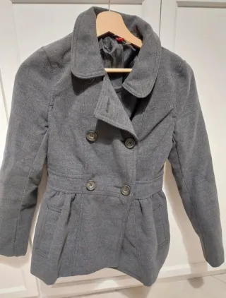 Cappotto H&M Grigio Mai Indossato Taglia us.4
