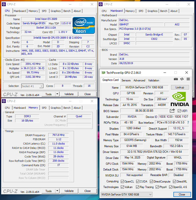PC Gaming GTX 1060 16GB RAM 512GB SSD