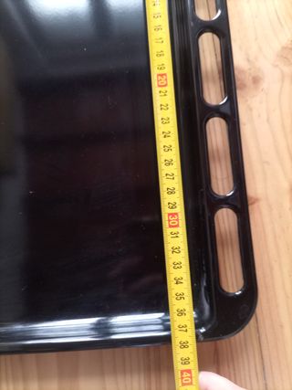 Bandeja para horno negra