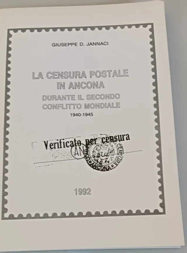 La Censura Postale in Ancona durante 2°guerra mond