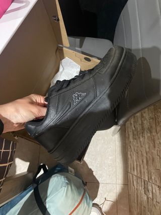 Zapatillas Kappa Negras Plataforma