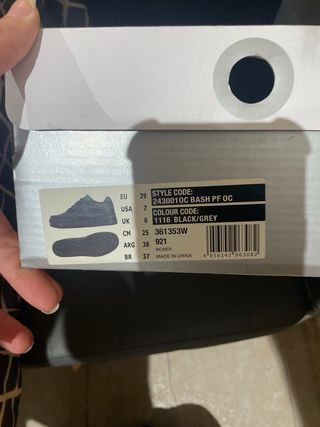 Zapatillas Kappa Negras Plataforma