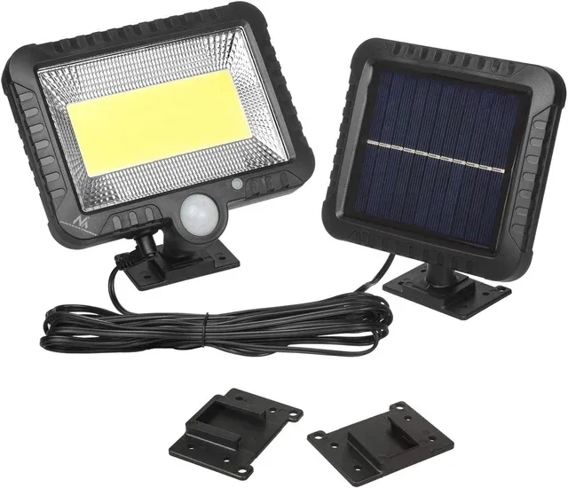 Lampada Faretto LED Solare con Sensore Movimento