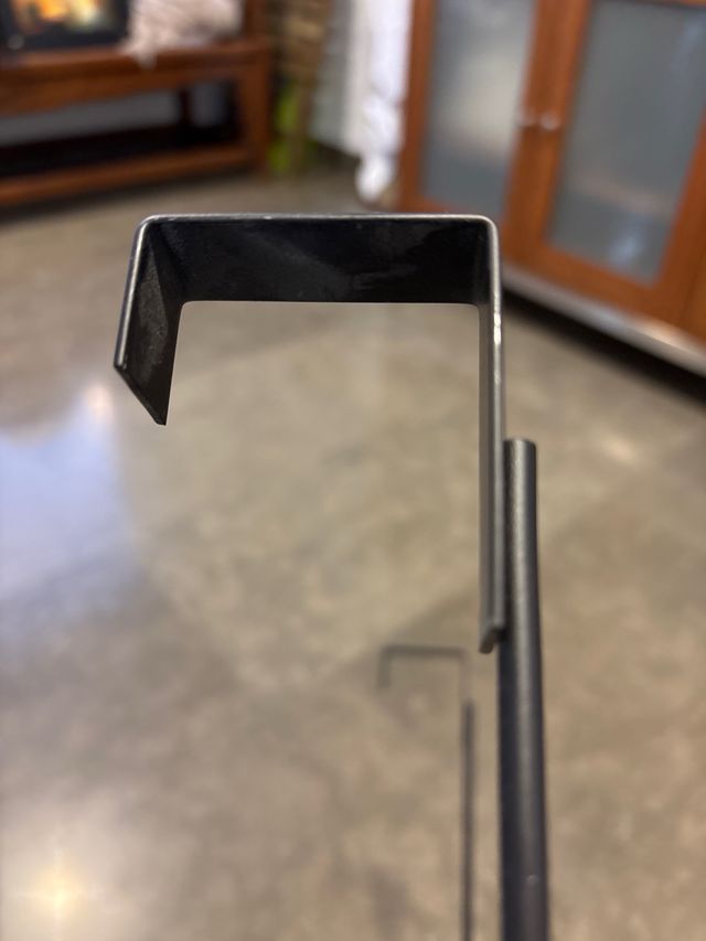 Percha Negra para Puerta - Metal