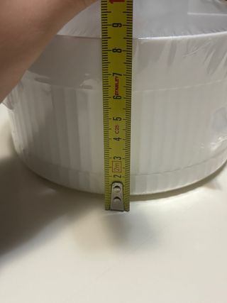 Organizzatore da tavolo bianco