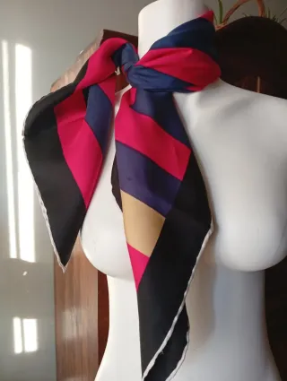 Foulard vintage geometrico