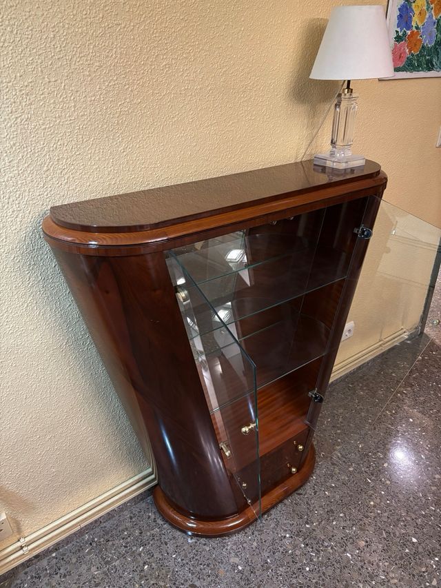 Vitrina Vintage Madera Maciza Prototipo Único