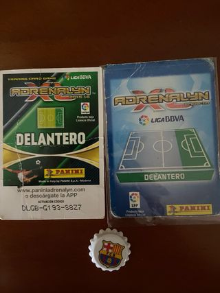 Lote 2 cromos Balón de Oro Messi 2009 y una chapa