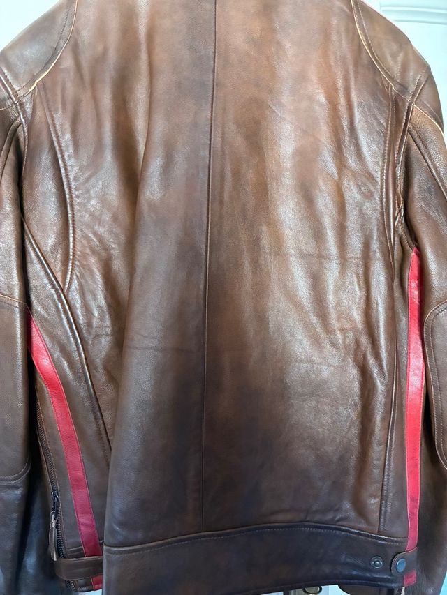 Chaqueta de cuero motera VTI Classics