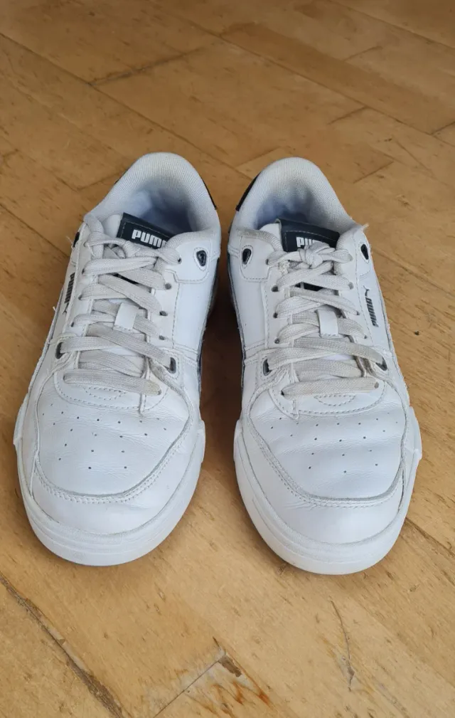 Zapatillas Puma Ca Pro Glitch Blancas y Negras