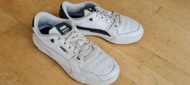 Zapatillas Puma Ca Pro Glitch Blancas y Negras