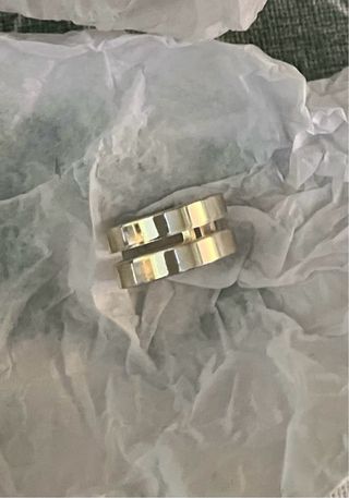 Anillos plateados. HALLOWEN 