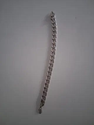 Bracciale uomo catena argento