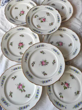 8 Piatti dessert Francia 1870