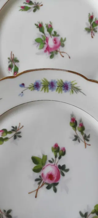 8 Piatti dessert Francia 1870