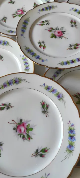 8 Piatti dessert Francia 1870