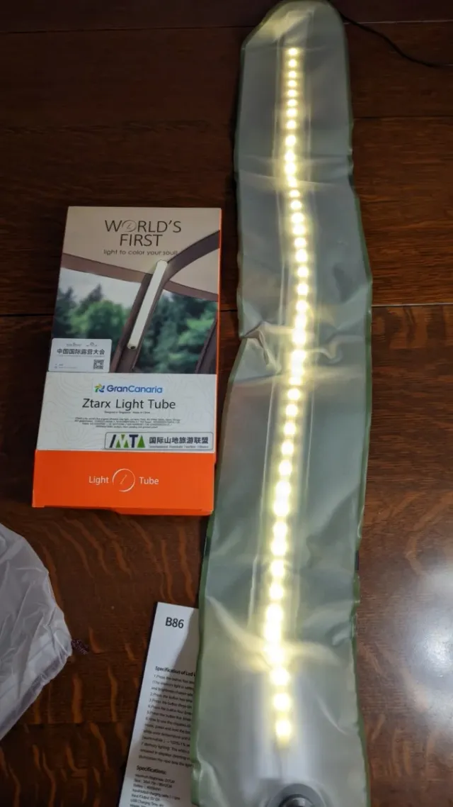 Tubo LED Inflable Ztarx B86