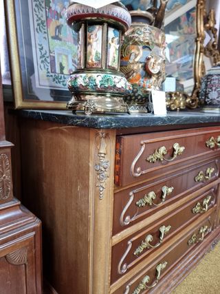 Aparador Vintage Mármol y Madera