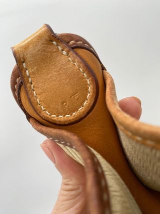 Bolso Hermès Vespa Beige/Marrón