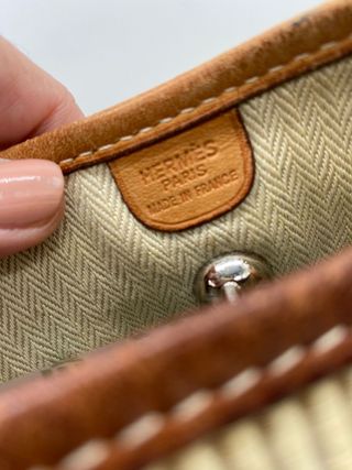 Bolso Hermès Vespa Beige/Marrón