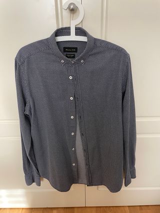 Lote 2 camisas Lacoste y Massimo Dutti talla M