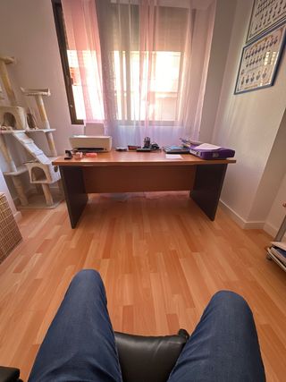 Mesa de despacho madera para recoger