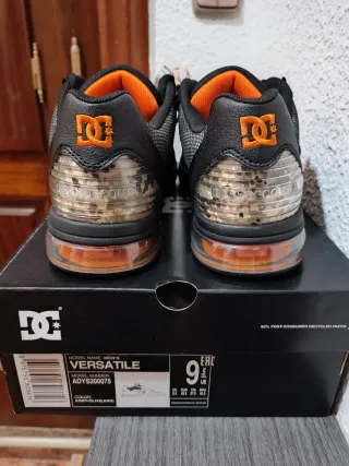 DC Shoes Versatile Negro Naranja