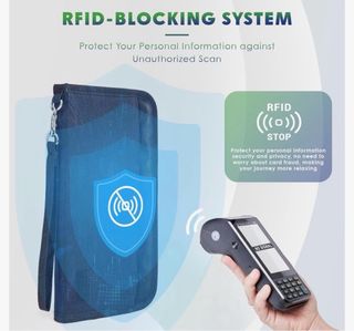 Organizador de viaje porta pasaportes