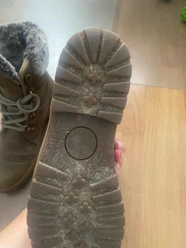 Botas Panama Jack Talla 37 Verde Militar