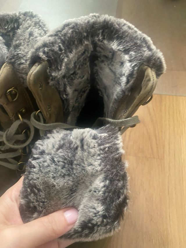 Botas Panama Jack Talla 37 Verde Militar