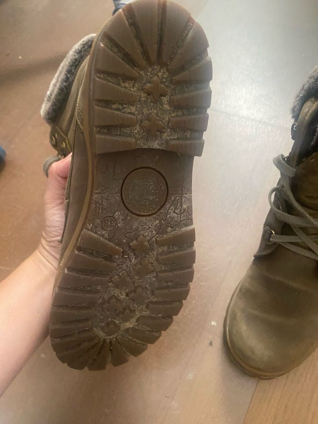 Botas Panama Jack Talla 37 Verde Militar