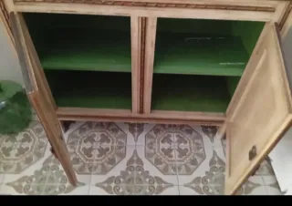 Mueble recibidor vintage madera