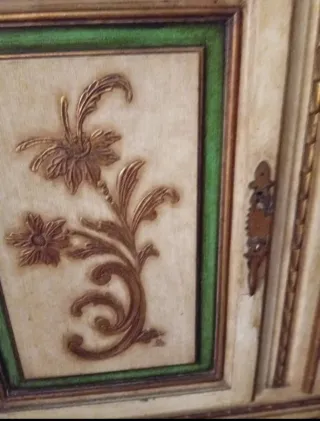 Mueble recibidor vintage madera