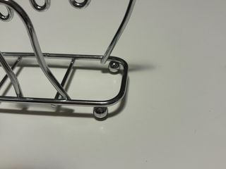 Portatovaglioli in metallo argento