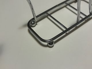 Portatovaglioli in metallo argento