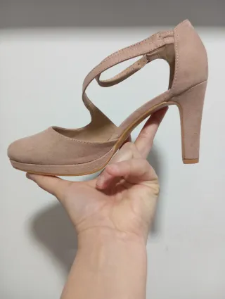 Zapatos de tacón Rosa Nude