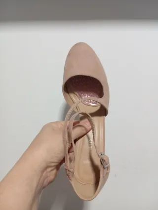 Zapatos de tacón Rosa Nude