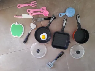 Cocina de juguete de madera