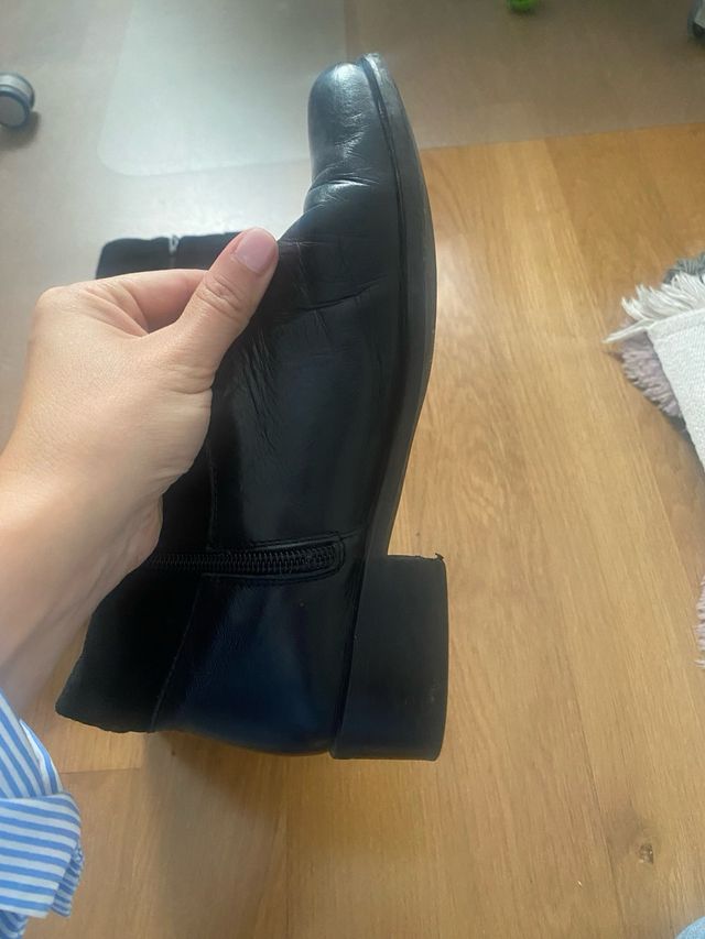 Botas altas Wonders negras talla 37