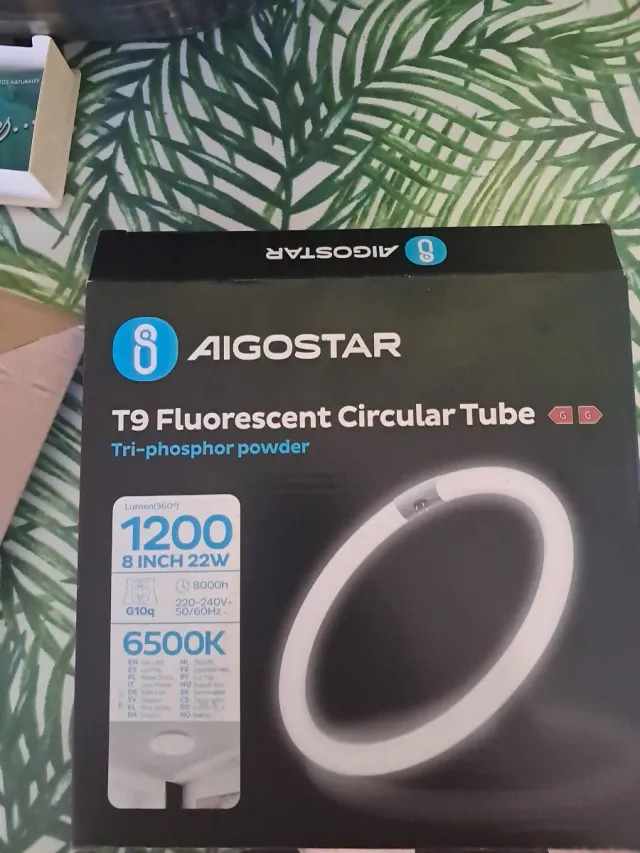Lámpara Fluorescente Circular Aigostar T9