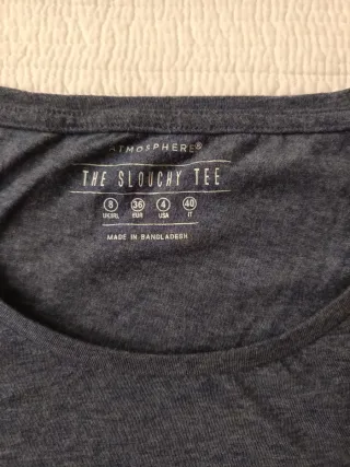 2 Camisetas Atmosphere Talla S/36