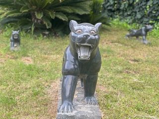 Pantera Negra Escultura Mármol/Granito