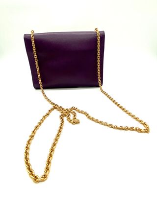 Borsa Ferragamo Miss Vara viola/oro