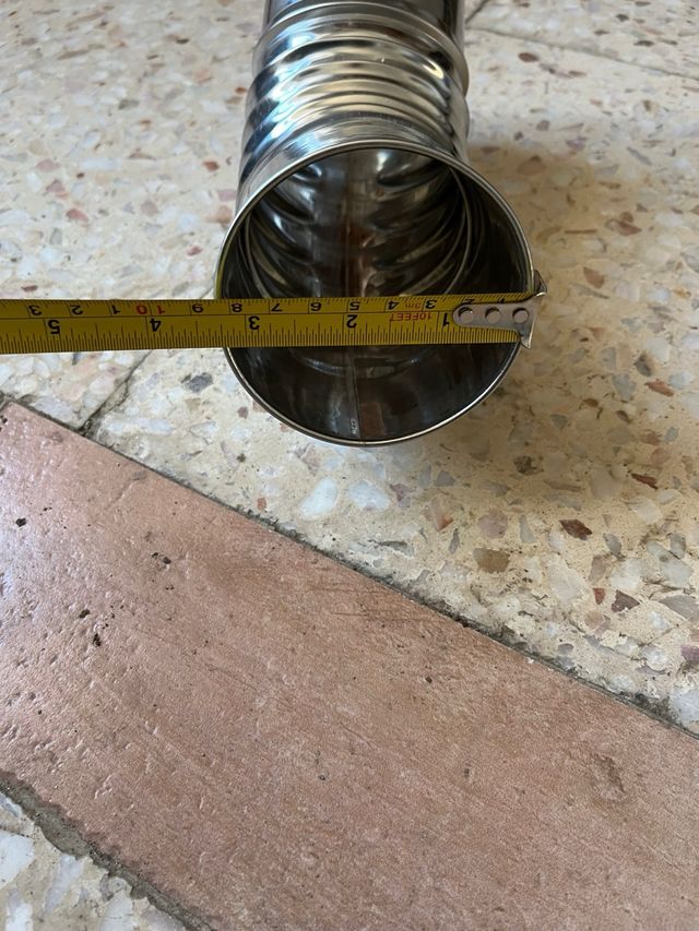 Codo 45° Acero Inoxidable nuevo.