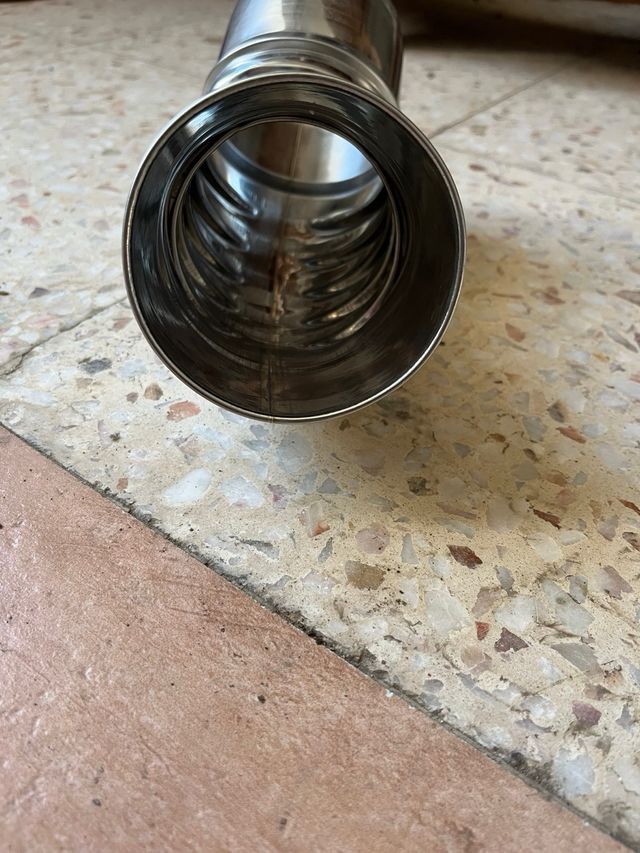 Codo 45° Acero Inoxidable nuevo.