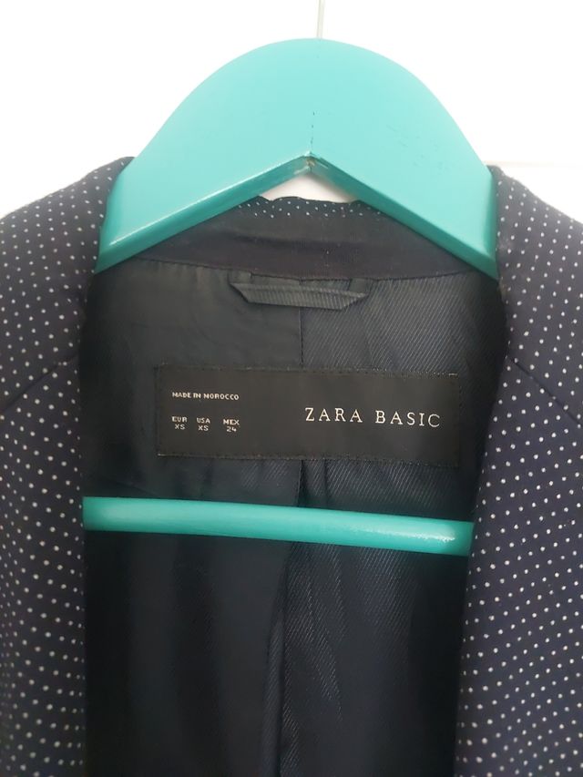 Blazer Zara pois bianchi taglia XS