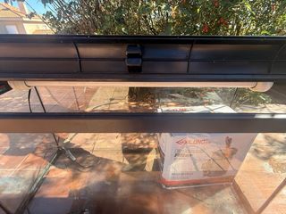 Acuario 120L Negro y Transparente