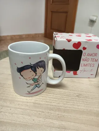Caneca para oferecer com casal